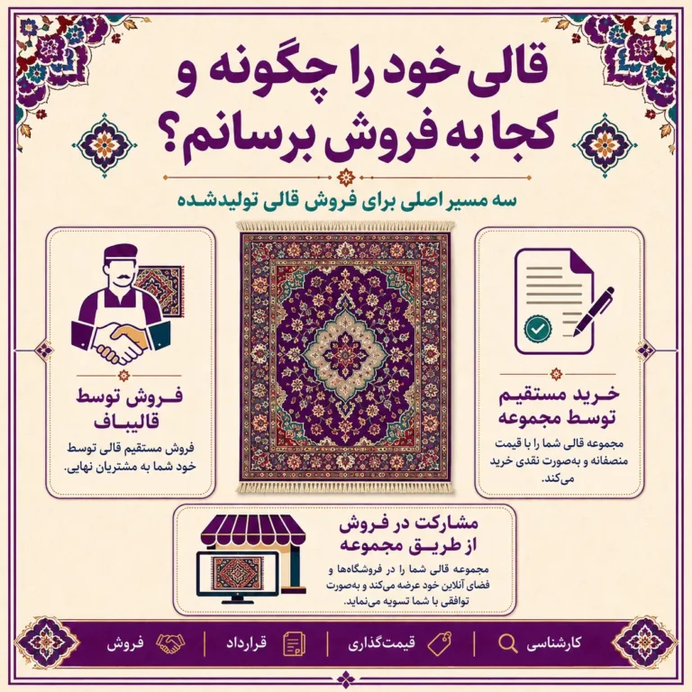 قالی خود را چگونه و کجا به فروش برسانم ؟
